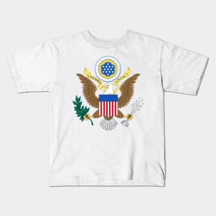 Greater coat of arms of the United States Kids T-Shirt